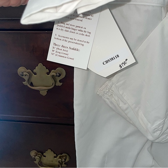 NWT Little Things Mean A Lot White Longalls - Picture 4 of 9